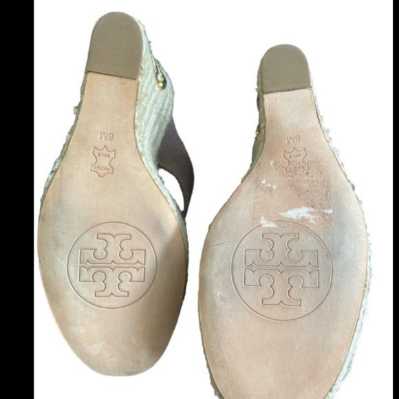 Tory Burch Kristen Canvas Wedge - Picture 8 of 8